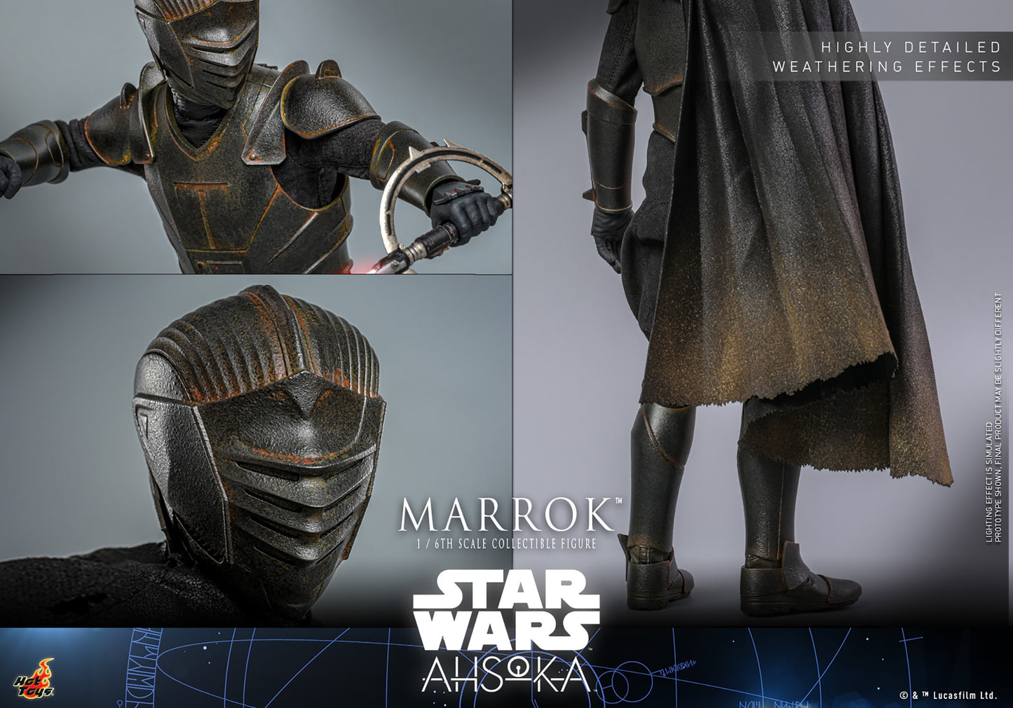 Hot Toys TMS117 Star Wars [Ahsoka Marrok] 1/6 Scale Collectible Figure
