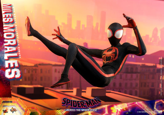 Hot Toys MMS710B Spider-man: Across The Spiderverse [Miles Morales] 1/6 Scale Collectible Figure (Rebel Base Exclusive)