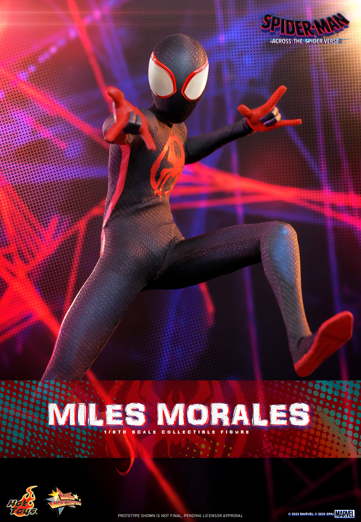 Hot Toys MMS710 Spider-man: Across The Spiderverse [Miles Morales] 1/6 Scale Collectible Figure