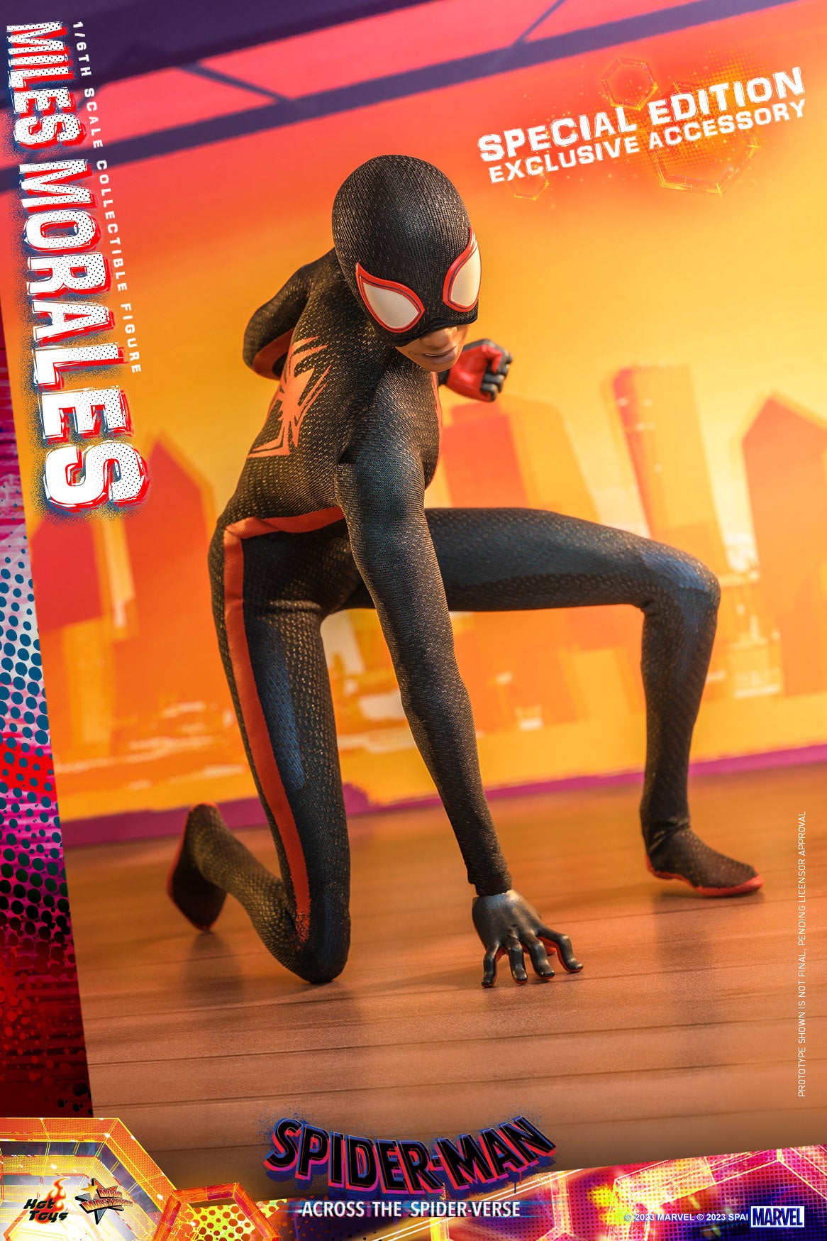 Hot Toys MMS710 Spider-man: Across The Spiderverse [Miles Morales] 1/6 Scale Collectible Figure