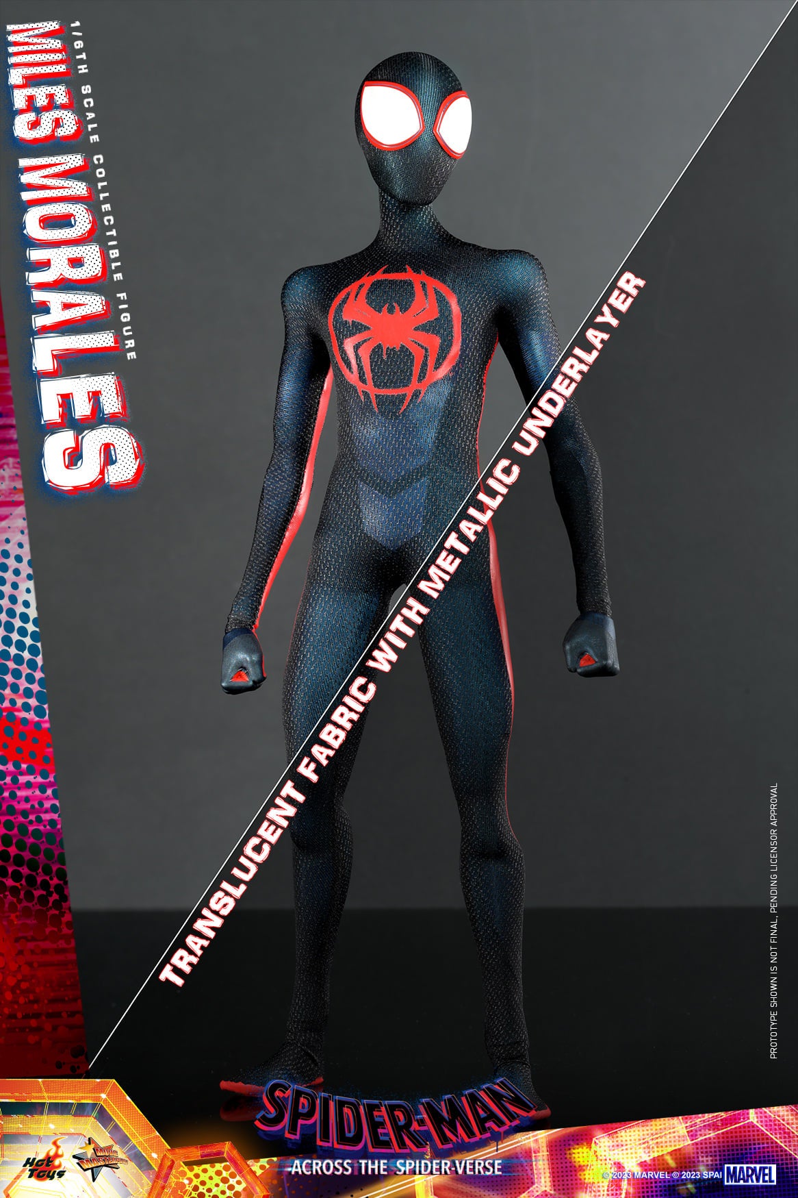 Hot Toys MMS710 Spider-man: Across The Spiderverse [Miles Morales] 1/6 Scale Collectible Figure