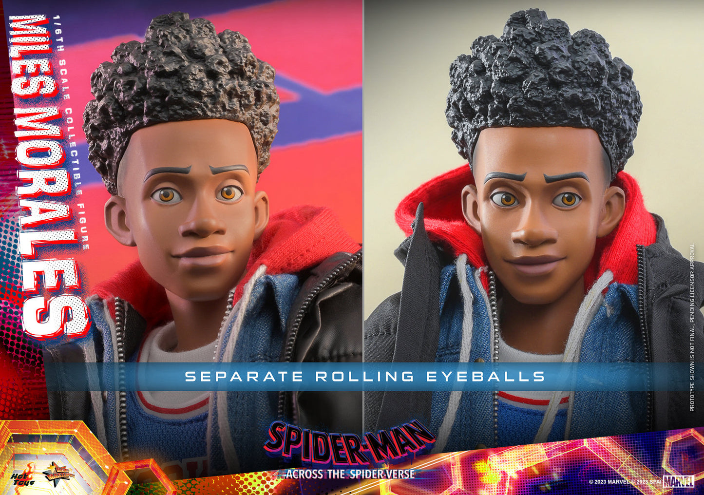 Hot Toys MMS710 Spider-man: Across The Spiderverse [Miles Morales] 1/6 Scale Collectible Figure