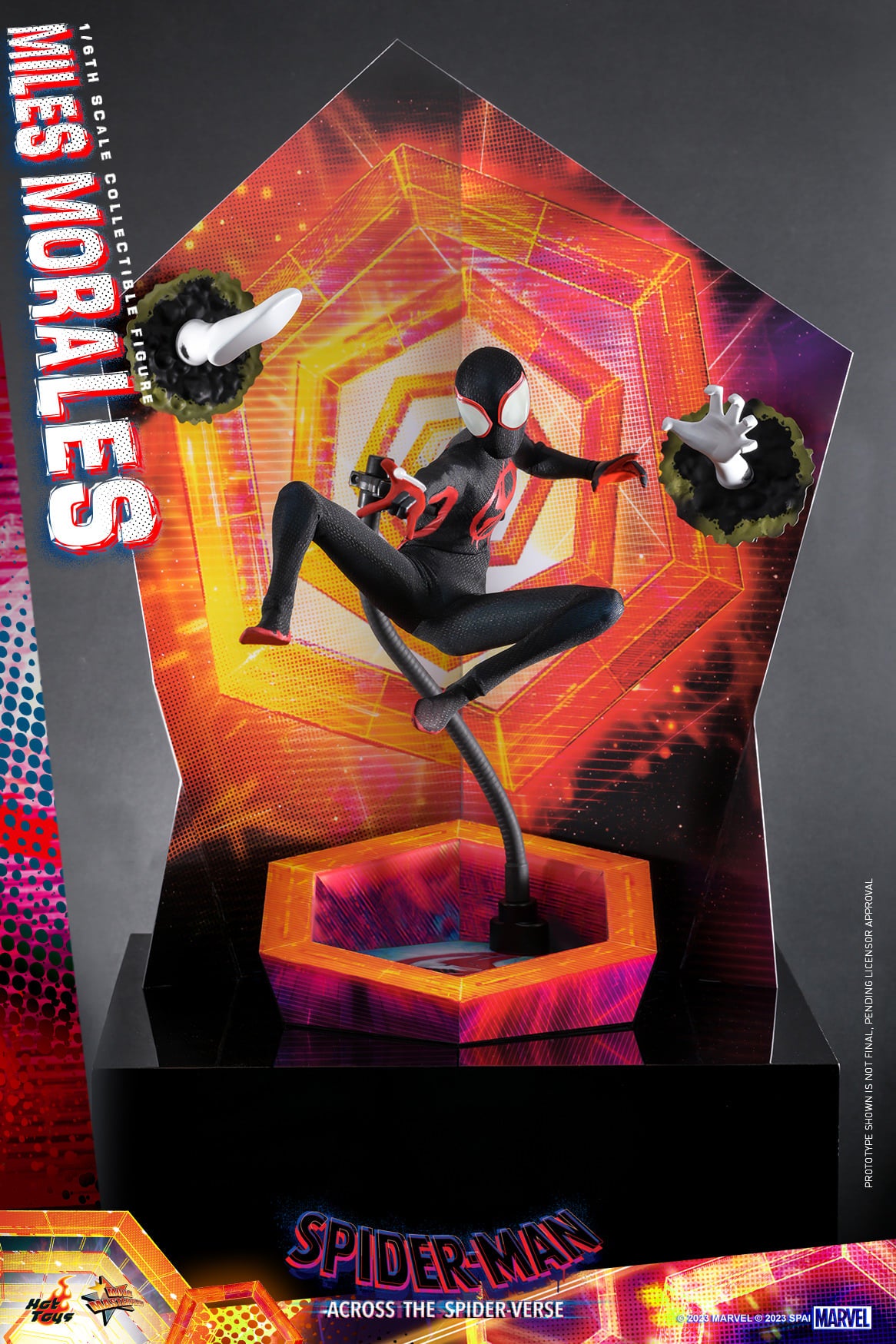 Hot Toys MMS710 Spider-man: Across The Spiderverse [Miles Morales] 1/6 Scale Collectible Figure