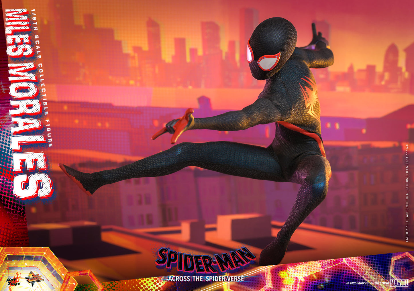 Hot Toys MMS710 Spider-man: Across The Spiderverse [Miles Morales] 1/6 Scale Collectible Figure