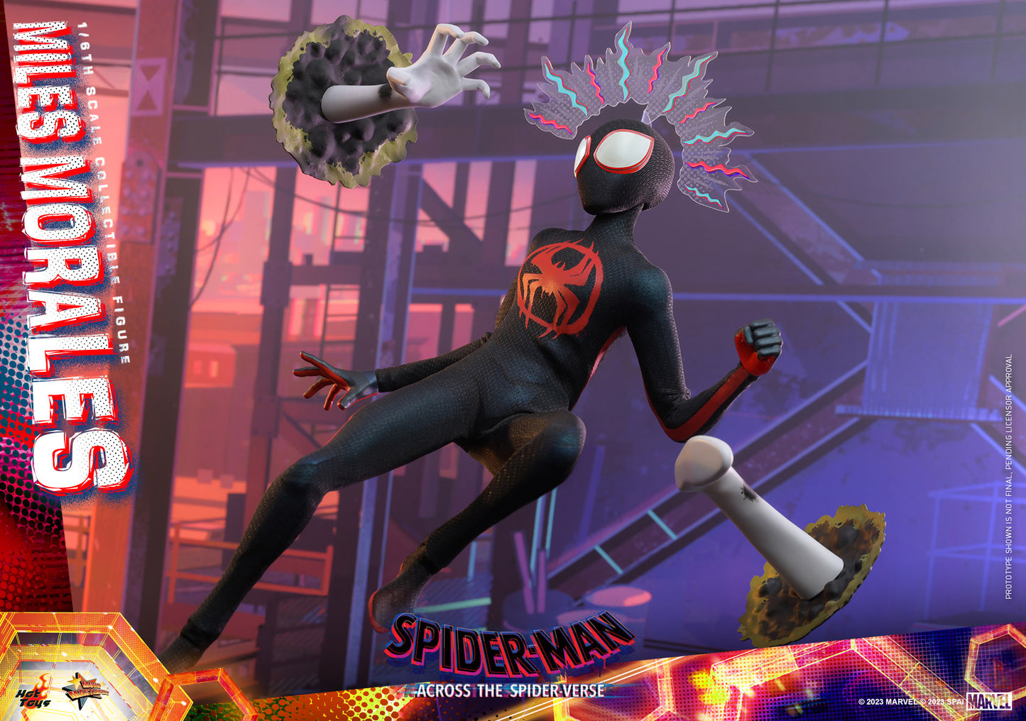 Hot Toys MMS710 Spider-man: Across The Spiderverse [Miles Morales] 1/6 Scale Collectible Figure