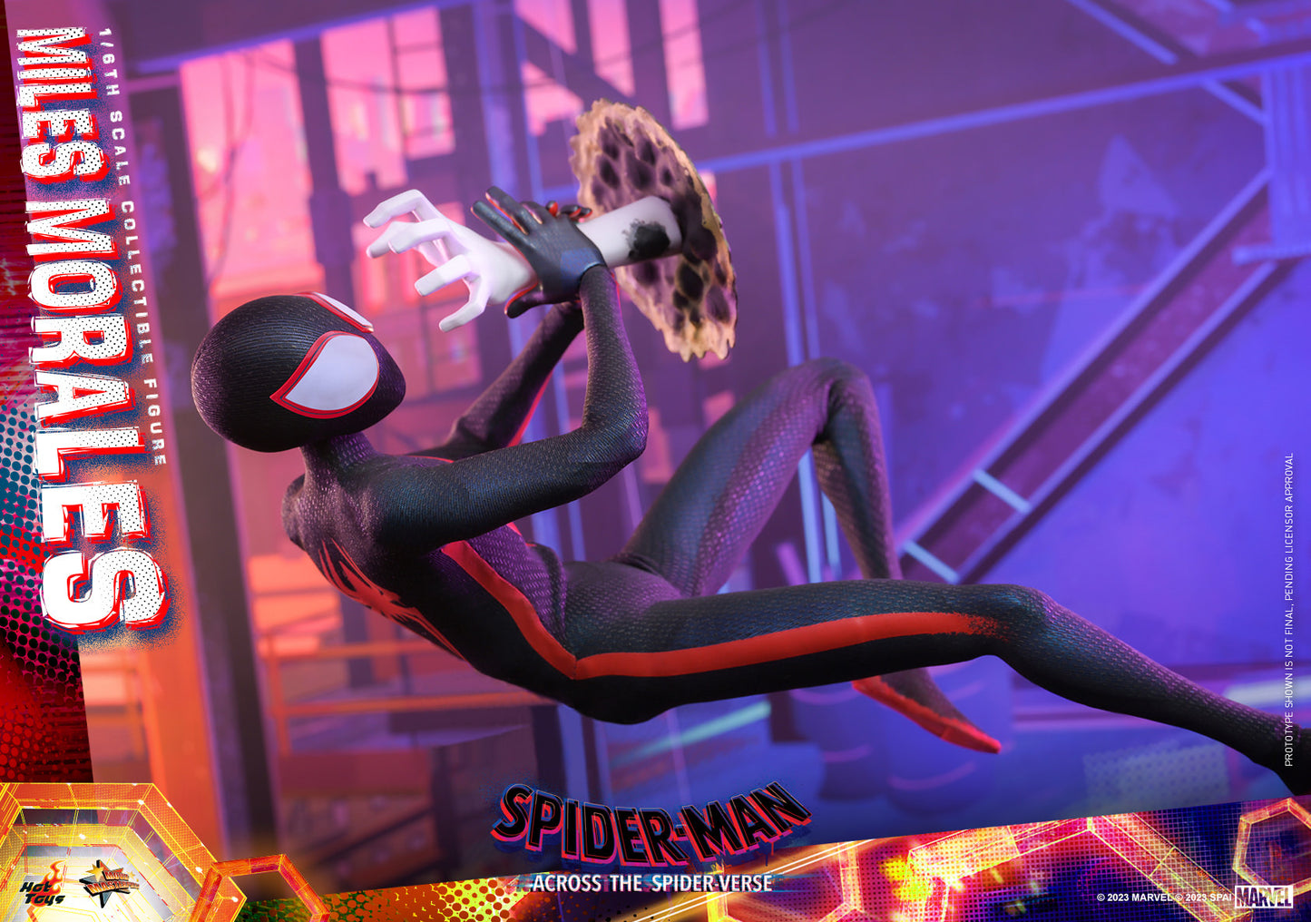 Hot Toys MMS710 Spider-man: Across The Spiderverse [Miles Morales] 1/6 Scale Collectible Figure