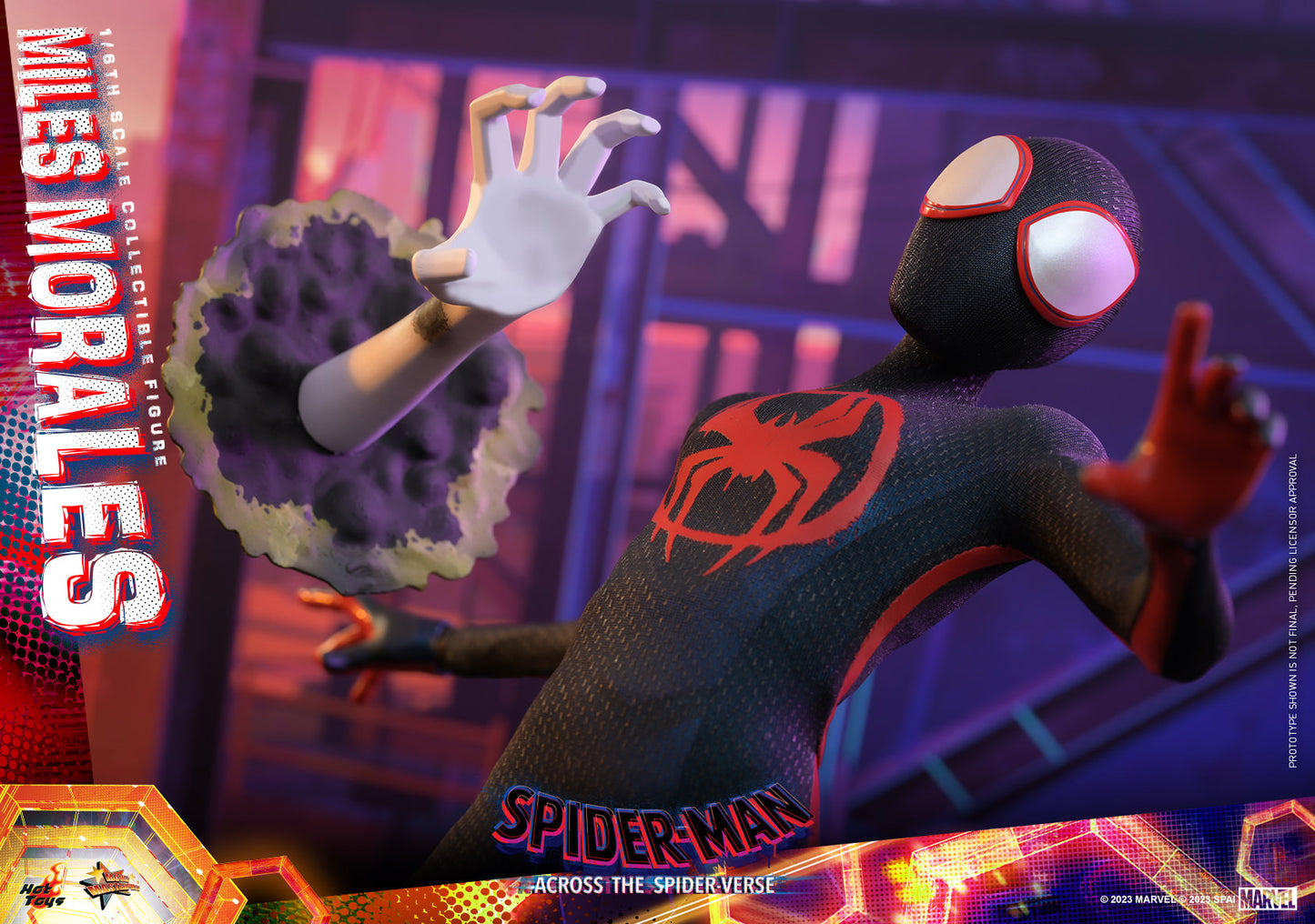 Hot Toys MMS710 Spider-man: Across The Spiderverse [Miles Morales] 1/6 Scale Collectible Figure