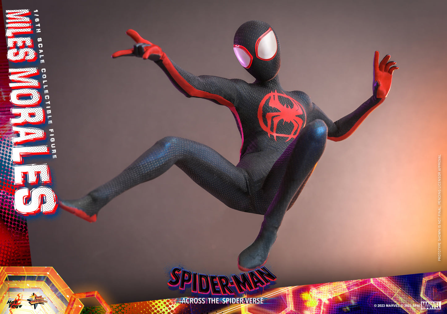 Hot Toys MMS710 Spider-man: Across The Spiderverse [Miles Morales] 1/6 Scale Collectible Figure