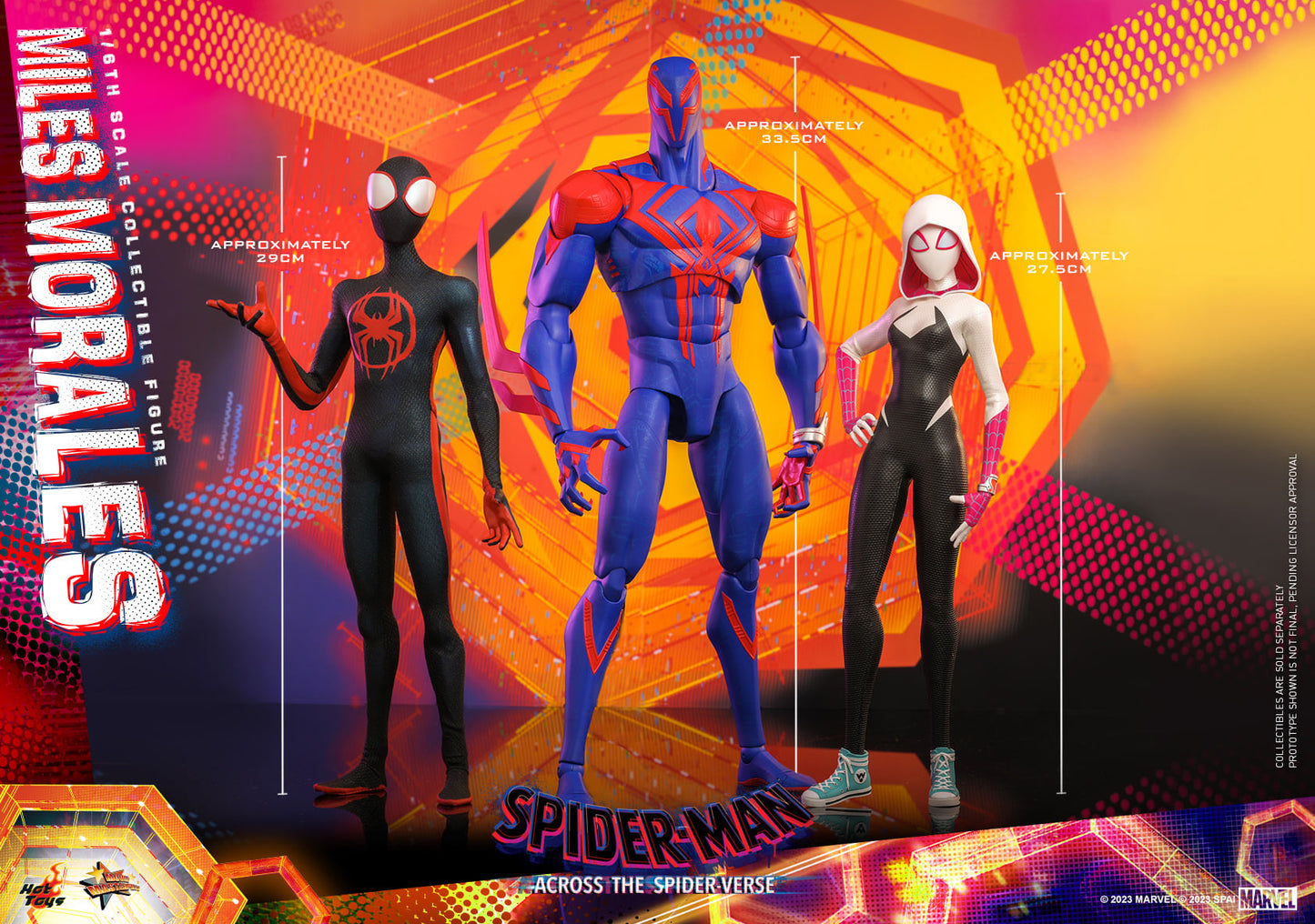 Hot Toys MMS710 Spider-man: Across The Spiderverse [Miles Morales] 1/6 Scale Collectible Figure