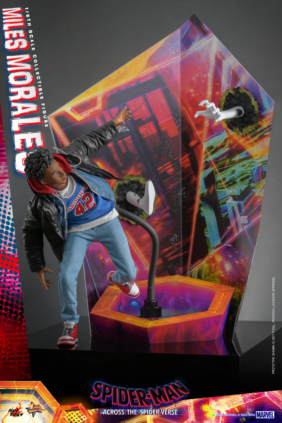 Hot Toys MMS710 Spider-man: Across The Spiderverse [Miles Morales] 1/6 Scale Collectible Figure