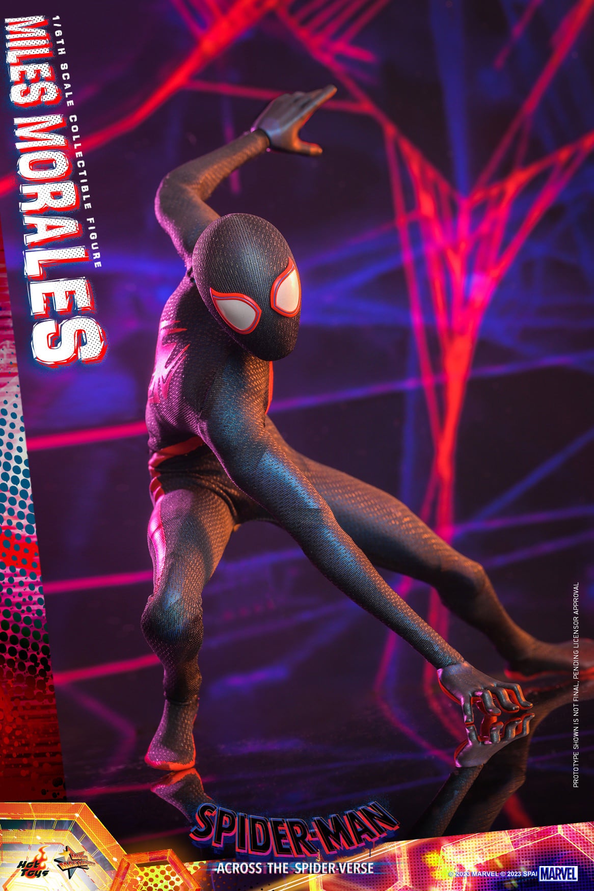 Hot Toys MMS710 Spider-man: Across The Spiderverse [Miles Morales] 1/6 Scale Collectible Figure