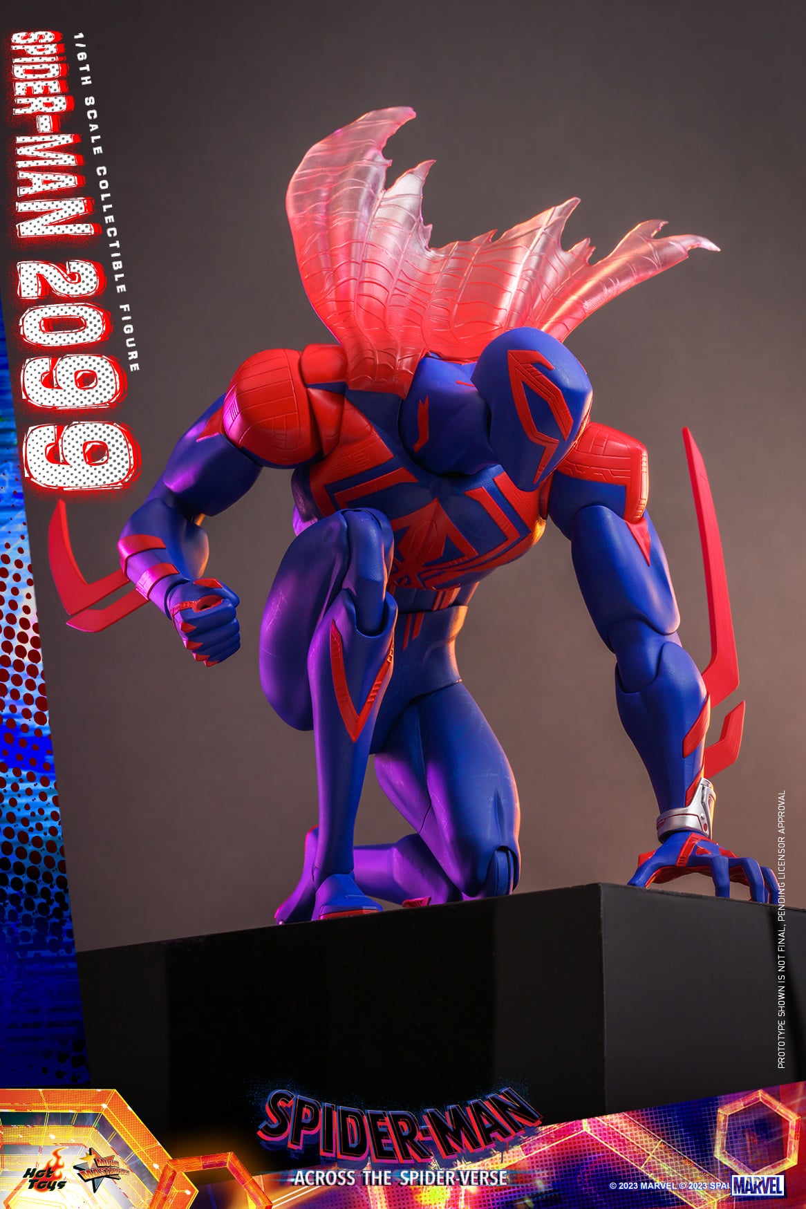 Hot Toys MMS711 Spiderman Across The Spiderverse : Spider Man 2099 - 1/6 Scale Collectible Figure