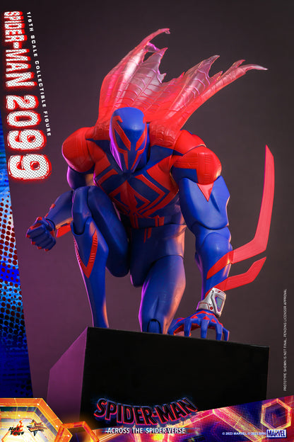 Hot Toys MMS711 Spiderman Across The Spiderverse : Spider Man 2099 - 1/6 Scale Collectible Figure