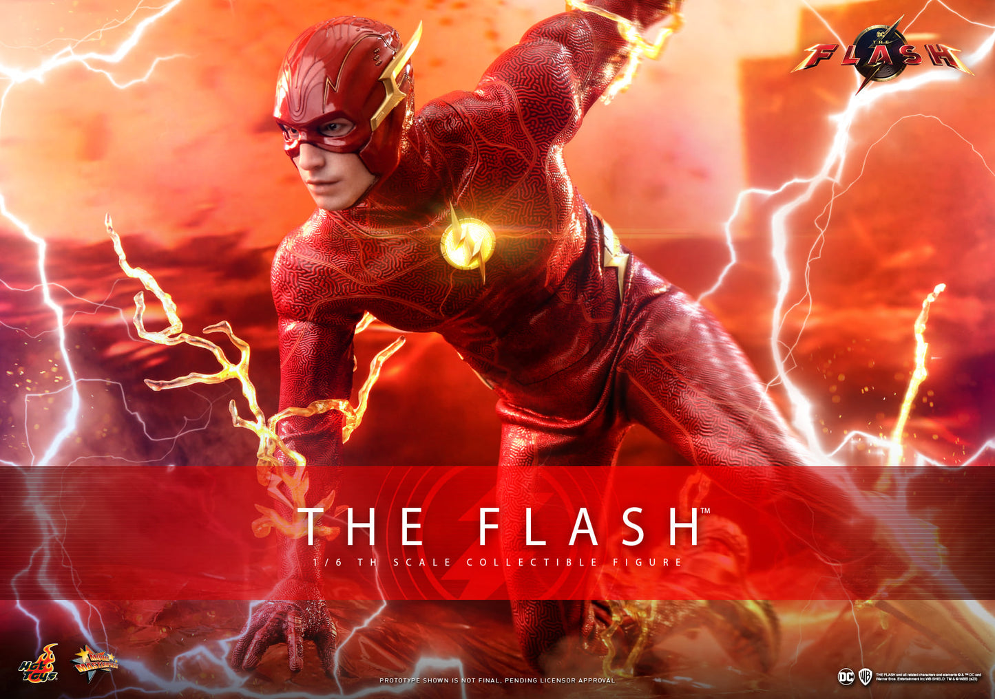 Hot Toys MMS713B The Flash [The Flash (Special Version) with The Life Size The Flash Signet Ring] 1/6 Scale Collectible Figure
