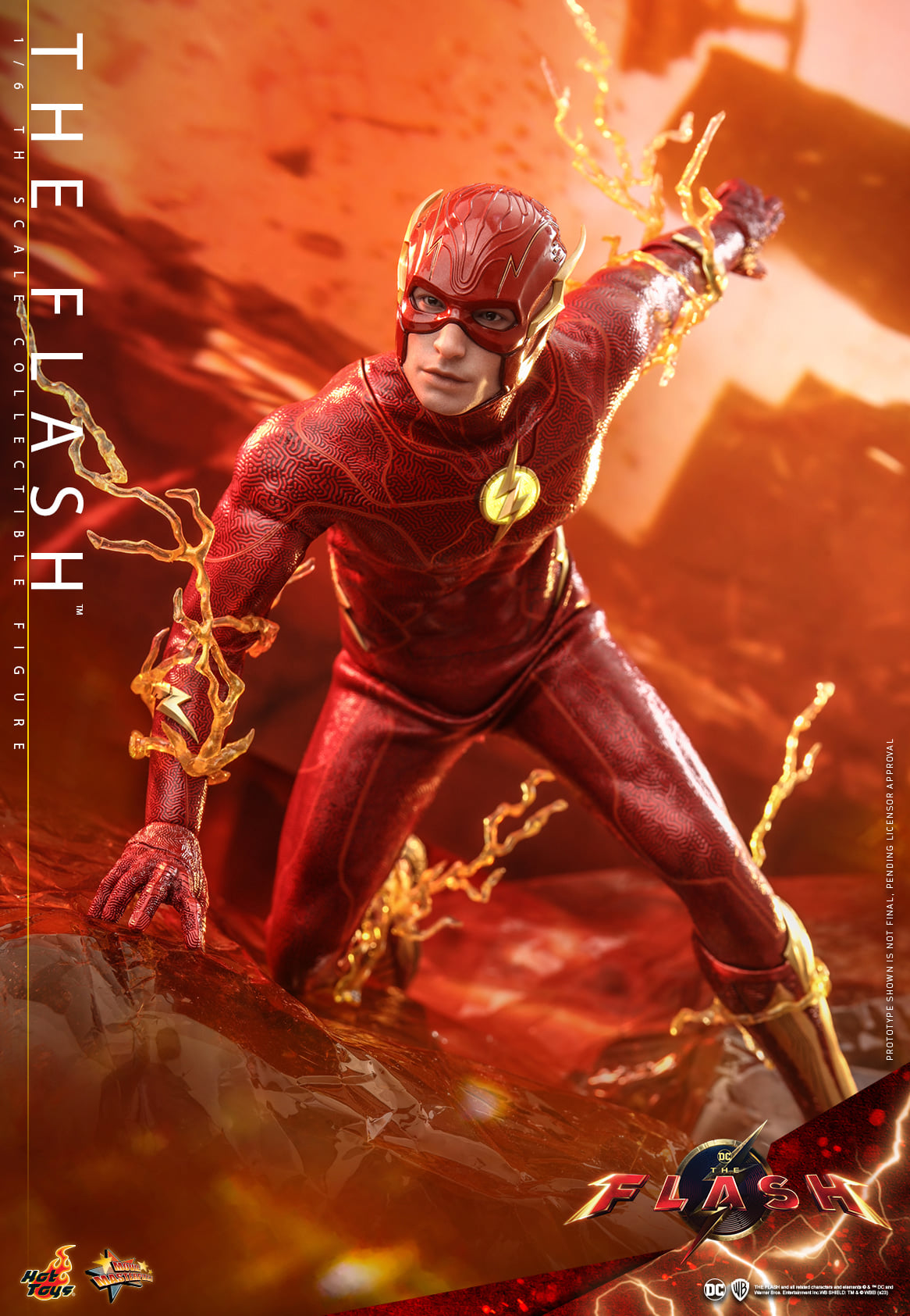 Hot Toys MMS713B The Flash [The Flash (Special Version) with The Life Size The Flash Signet Ring] 1/6 Scale Collectible Figure