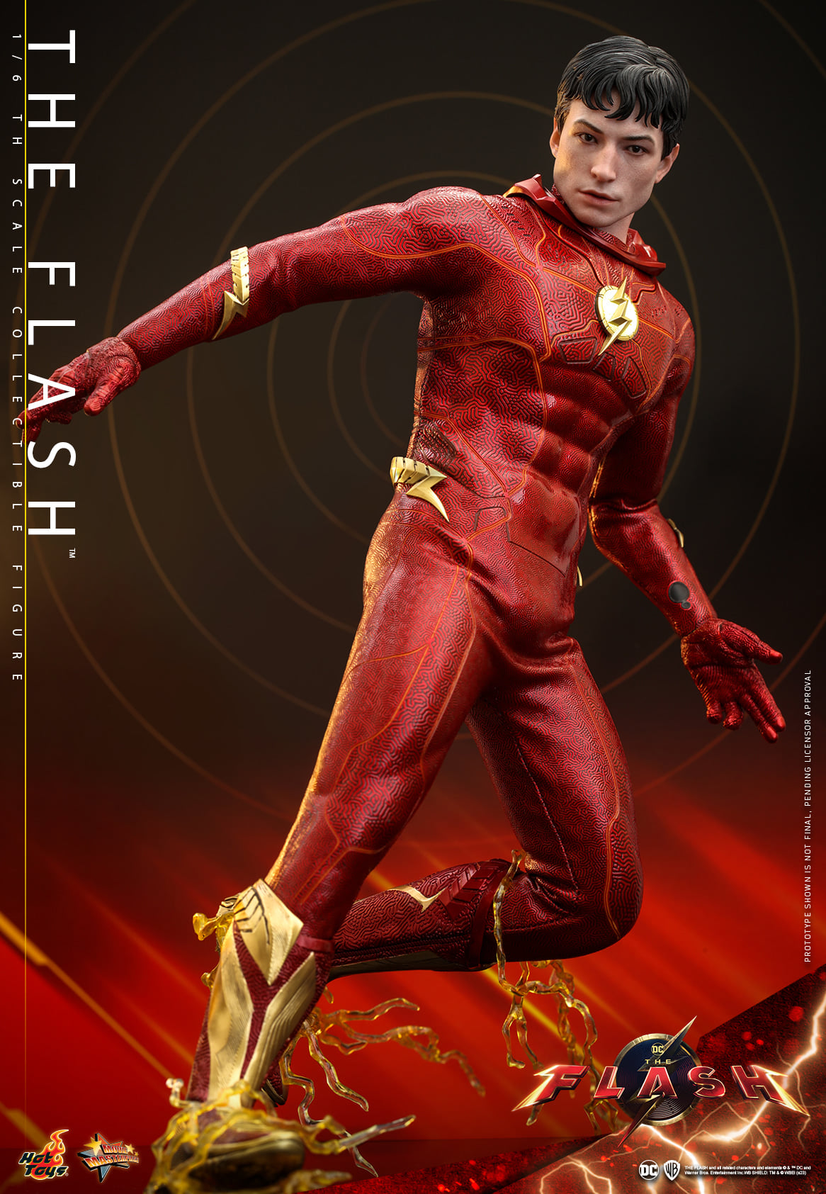 Hot Toys MMS713B The Flash [The Flash (Special Version) with The Life Size The Flash Signet Ring] 1/6 Scale Collectible Figure