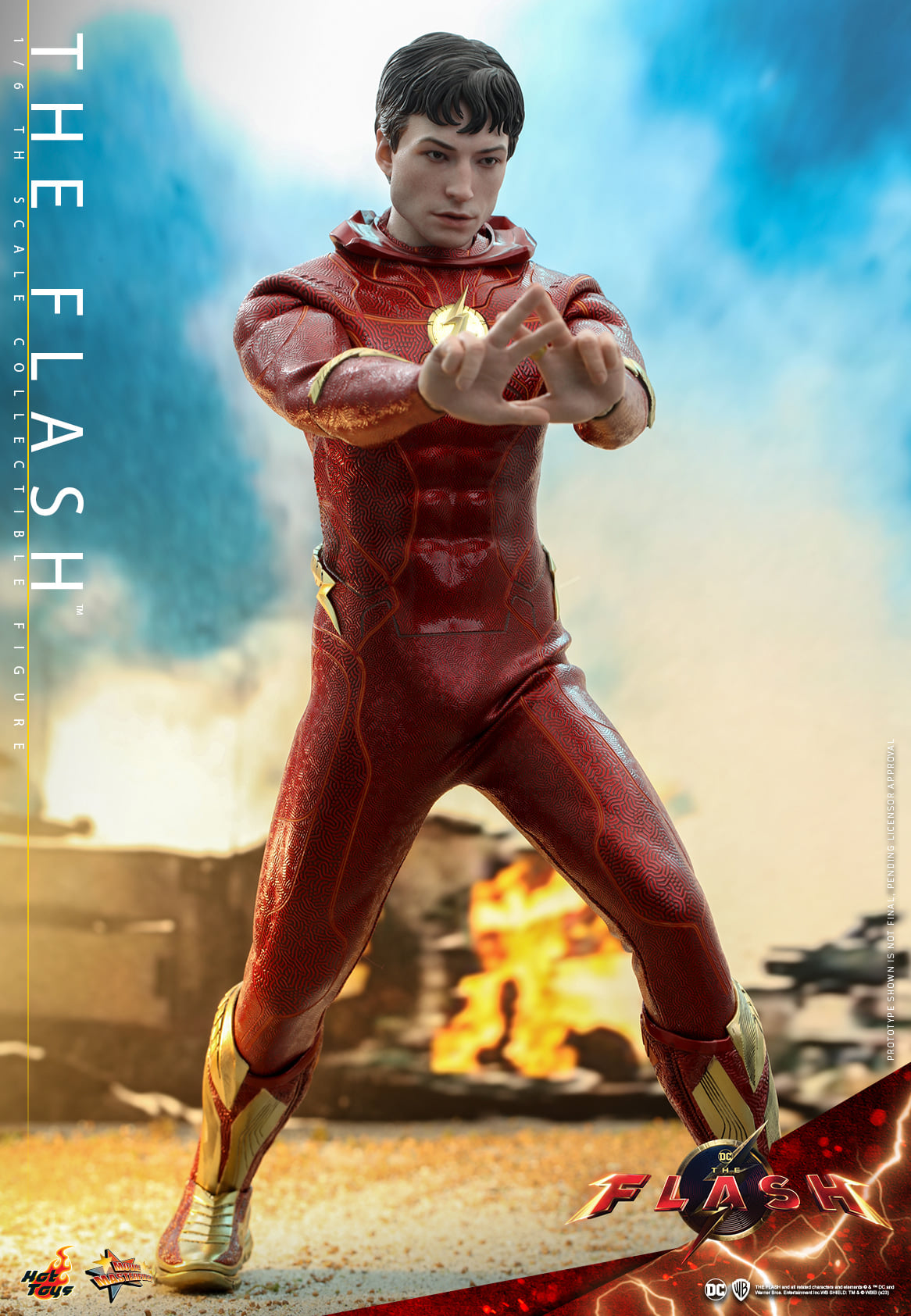 Hot Toys MMS713B The Flash [The Flash (Special Version) with The Life Size The Flash Signet Ring] 1/6 Scale Collectible Figure