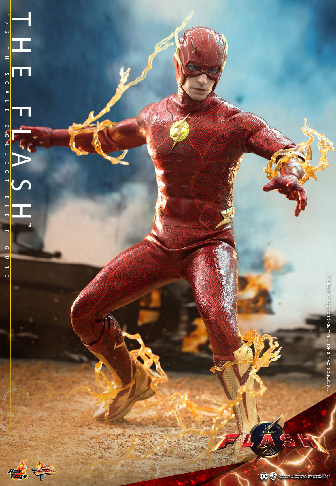 Hot Toys MMS713B The Flash [The Flash (Special Version) with The Life Size The Flash Signet Ring] 1/6 Scale Collectible Figure