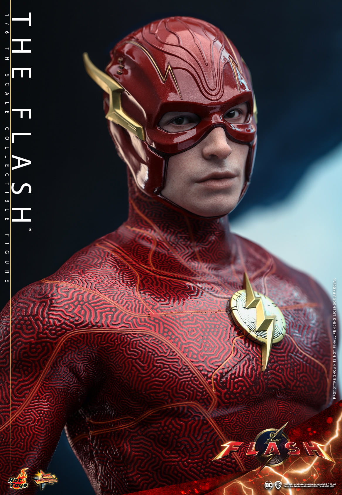 Hot Toys MMS713B The Flash [The Flash (Special Version) with The Life Size The Flash Signet Ring] 1/6 Scale Collectible Figure