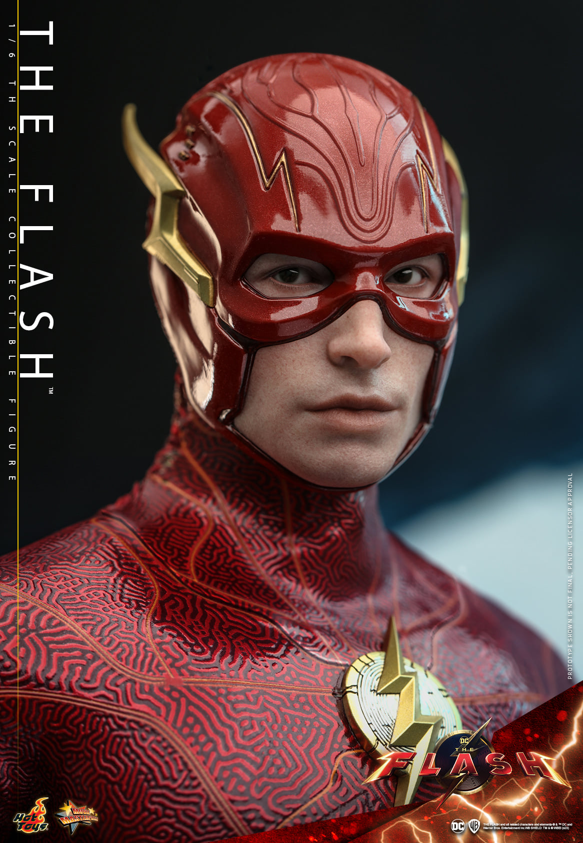 Hot Toys MMS713B The Flash [The Flash (Special Version) with The Life Size The Flash Signet Ring] 1/6 Scale Collectible Figure