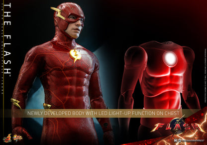 Hot Toys MMS713B The Flash [The Flash (Special Version) with The Life Size The Flash Signet Ring] 1/6 Scale Collectible Figure