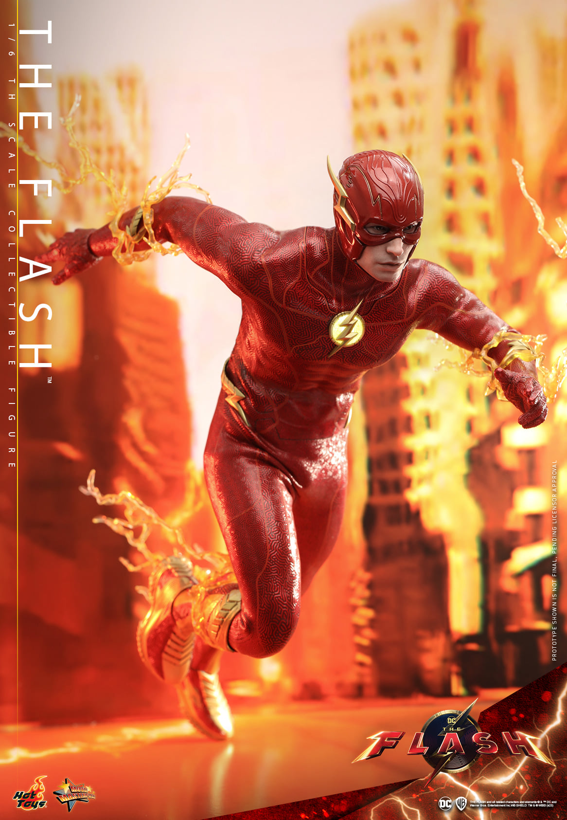 Hot Toys MMS713B The Flash [The Flash (Special Version) with The Life Size The Flash Signet Ring] 1/6 Scale Collectible Figure