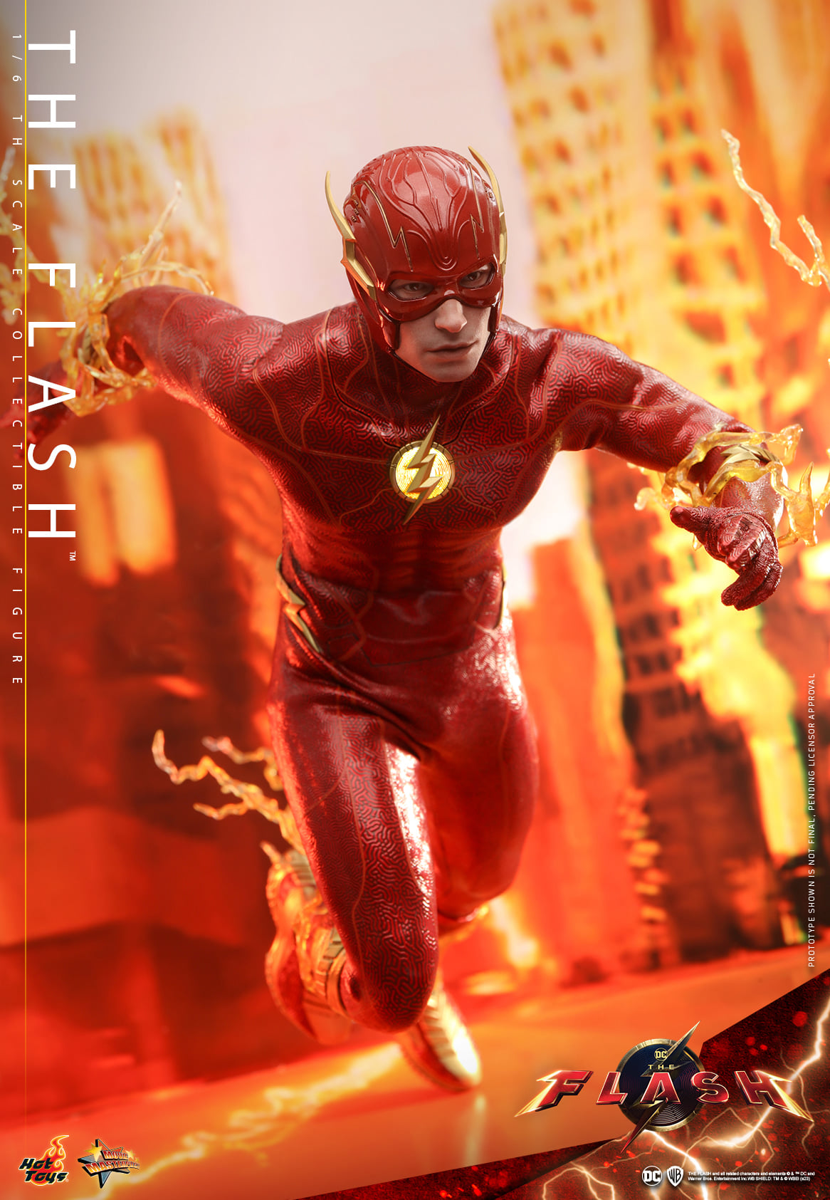 Hot Toys MMS713B The Flash [The Flash (Special Version) with The Life Size The Flash Signet Ring] 1/6 Scale Collectible Figure