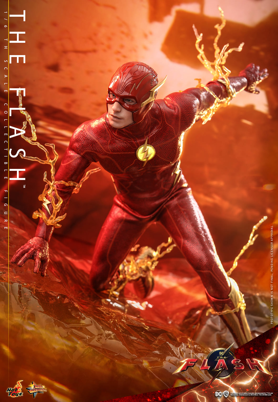 Hot Toys MMS713B The Flash [The Flash (Special Version) with The Life Size The Flash Signet Ring] 1/6 Scale Collectible Figure
