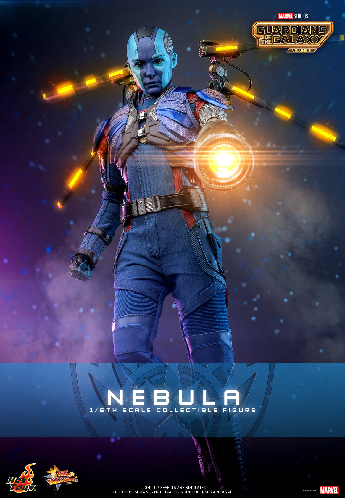 Hot Toys MMS714 Guardians of the Galaxy Vol. 3 [Nebula] 1/6 Scale Collectible Figure
