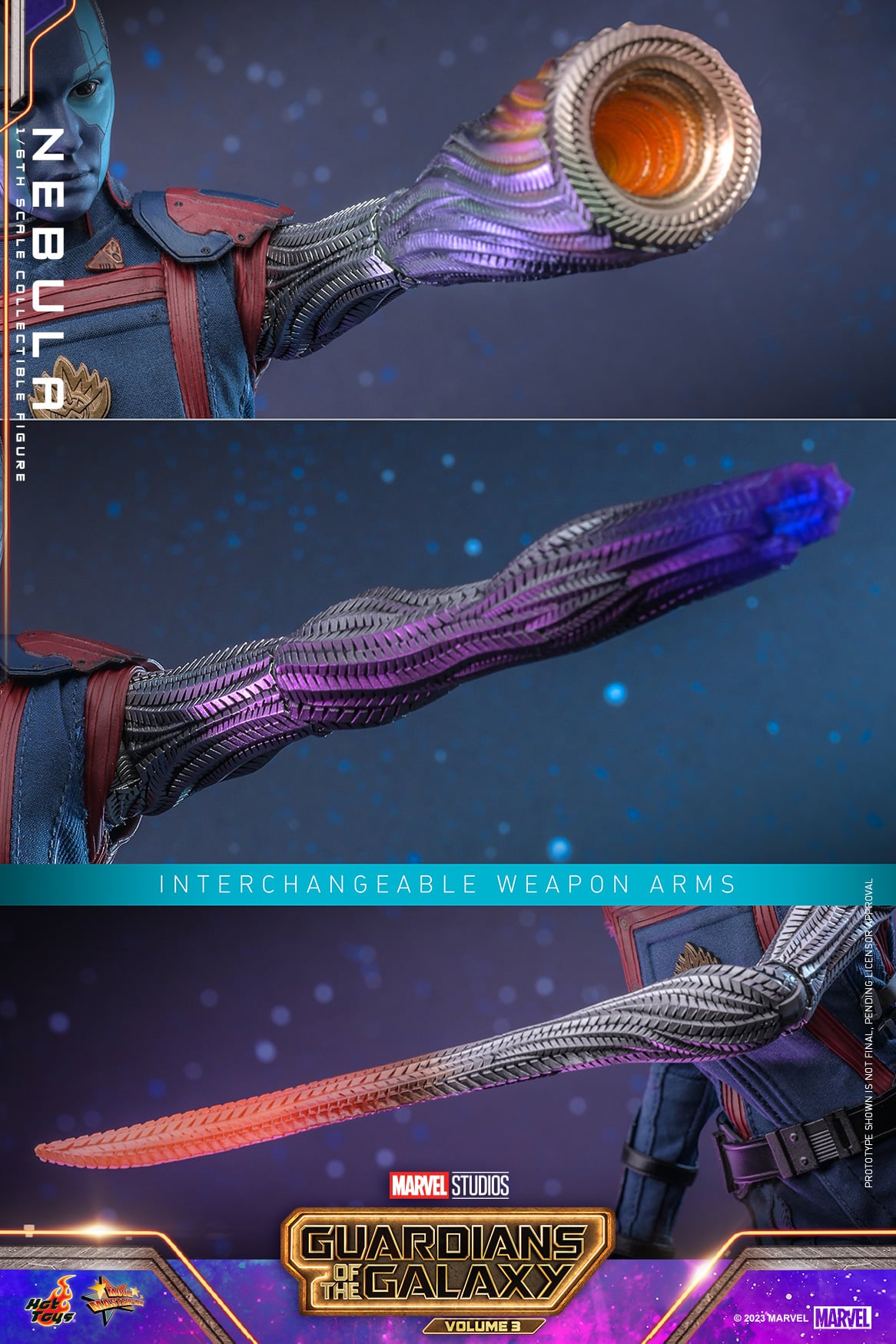 Hot Toys MMS714 Guardians of the Galaxy Vol. 3 [Nebula] 1/6 Scale Collectible Figure