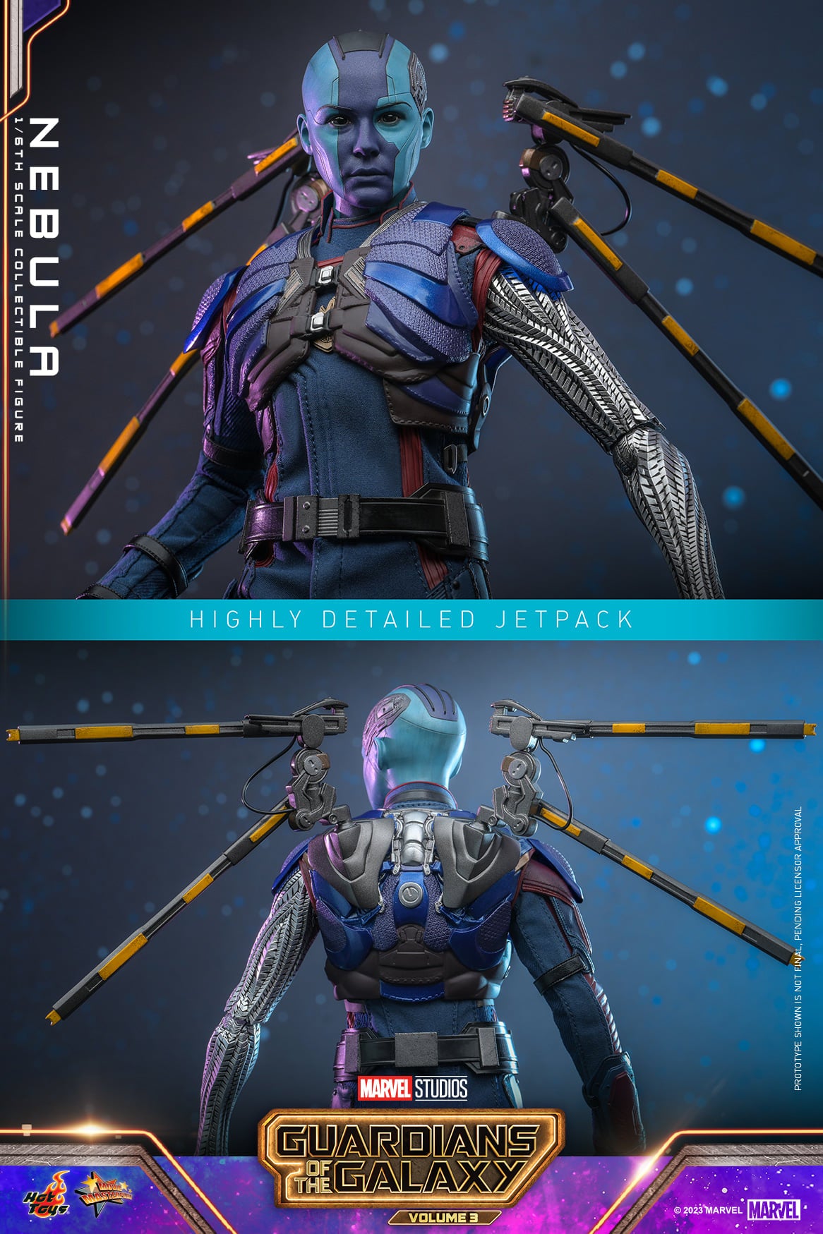 Hot Toys MMS714 Guardians of the Galaxy Vol. 3 [Nebula] 1/6 Scale Collectible Figure