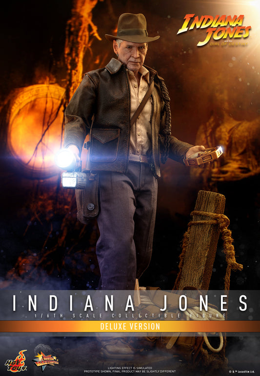 Hot Toys MMS717 Indiana Jones and the Dial of Destiny : Indiana Jones - 1/6 Scale Collectible Figure (Deluxe Version)