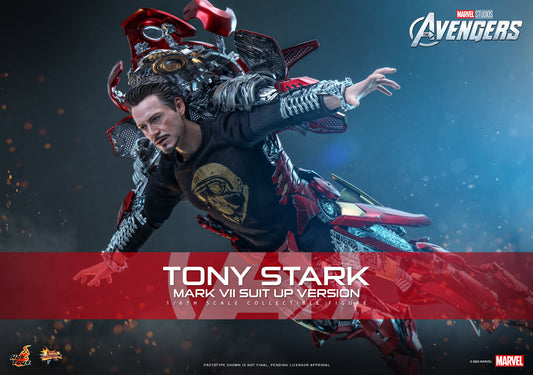 Hot Toys MMS718B The Avengers [Tony Stark] (Mark VII Suit up Version) 1/6th Scale Collectible Figure (Special Edition)