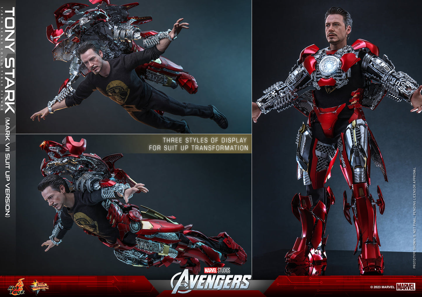 Hot Toys MMS718B The Avengers [Tony Stark] (Mark VII Suit up Version) 1/6th Scale Collectible Figure (Special Edition)