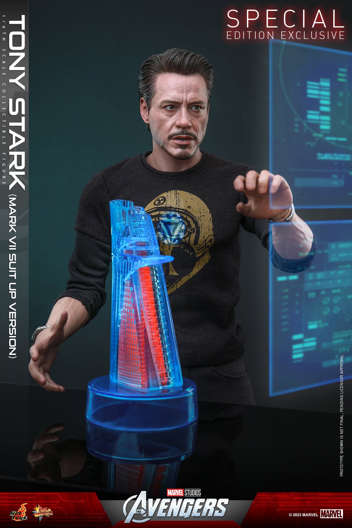 Hot Toys MMS718B The Avengers [Tony Stark] (Mark VII Suit up Version) 1/6th Scale Collectible Figure (Special Edition)