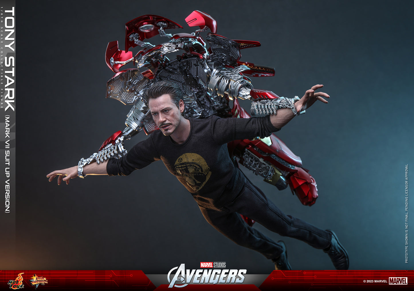 Hot Toys MMS718B The Avengers [Tony Stark] (Mark VII Suit up Version) 1/6th Scale Collectible Figure (Special Edition)