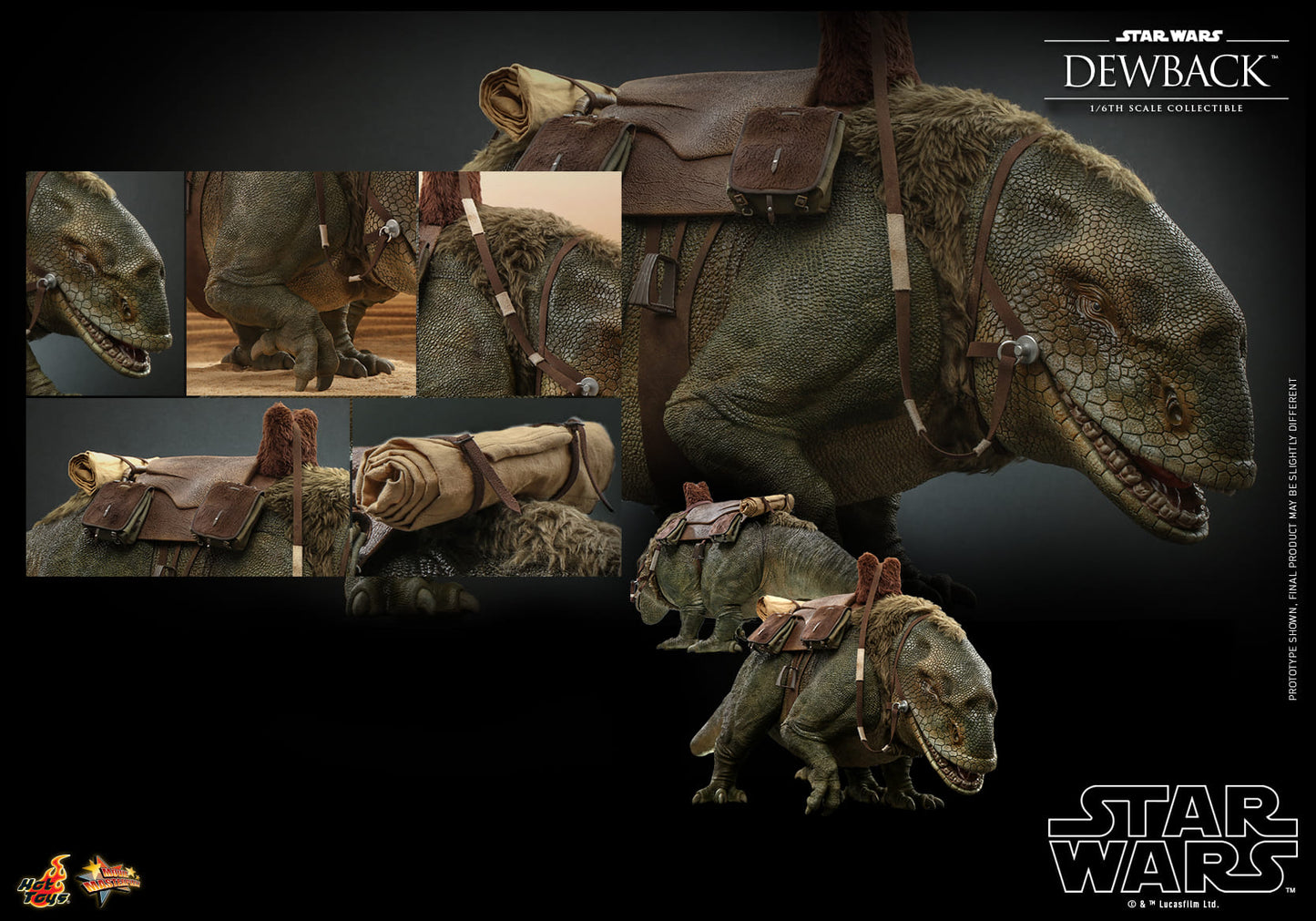 (Preorder) Hot Toys MMS720 Star Wars IV [Dewback] (Deluxe Version) 1/6 Scale Collectible Figure