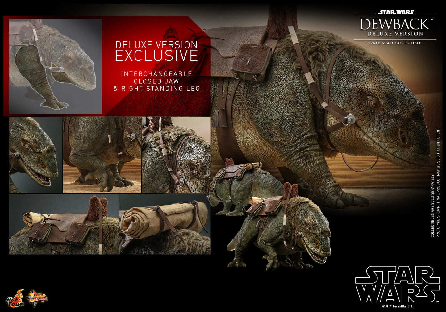 (Preorder) Hot Toys MMS720 Star Wars IV [Dewback] (Deluxe Version) 1/6 Scale Collectible Figure