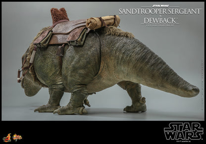Hot Toys MMS722 Star Wars: Episode IV A New Hope – Sandtrooper Sergeant & Dewback - 1/6 Scale Collectible Figure Set