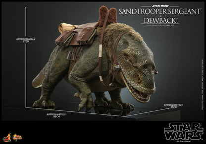 Hot Toys MMS722 Star Wars: Episode IV A New Hope – Sandtrooper Sergeant & Dewback - 1/6 Scale Collectible Figure Set