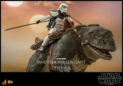Hot Toys MMS722 Star Wars: Episode IV A New Hope – Sandtrooper Sergeant & Dewback - 1/6 Scale Collectible Figure Set