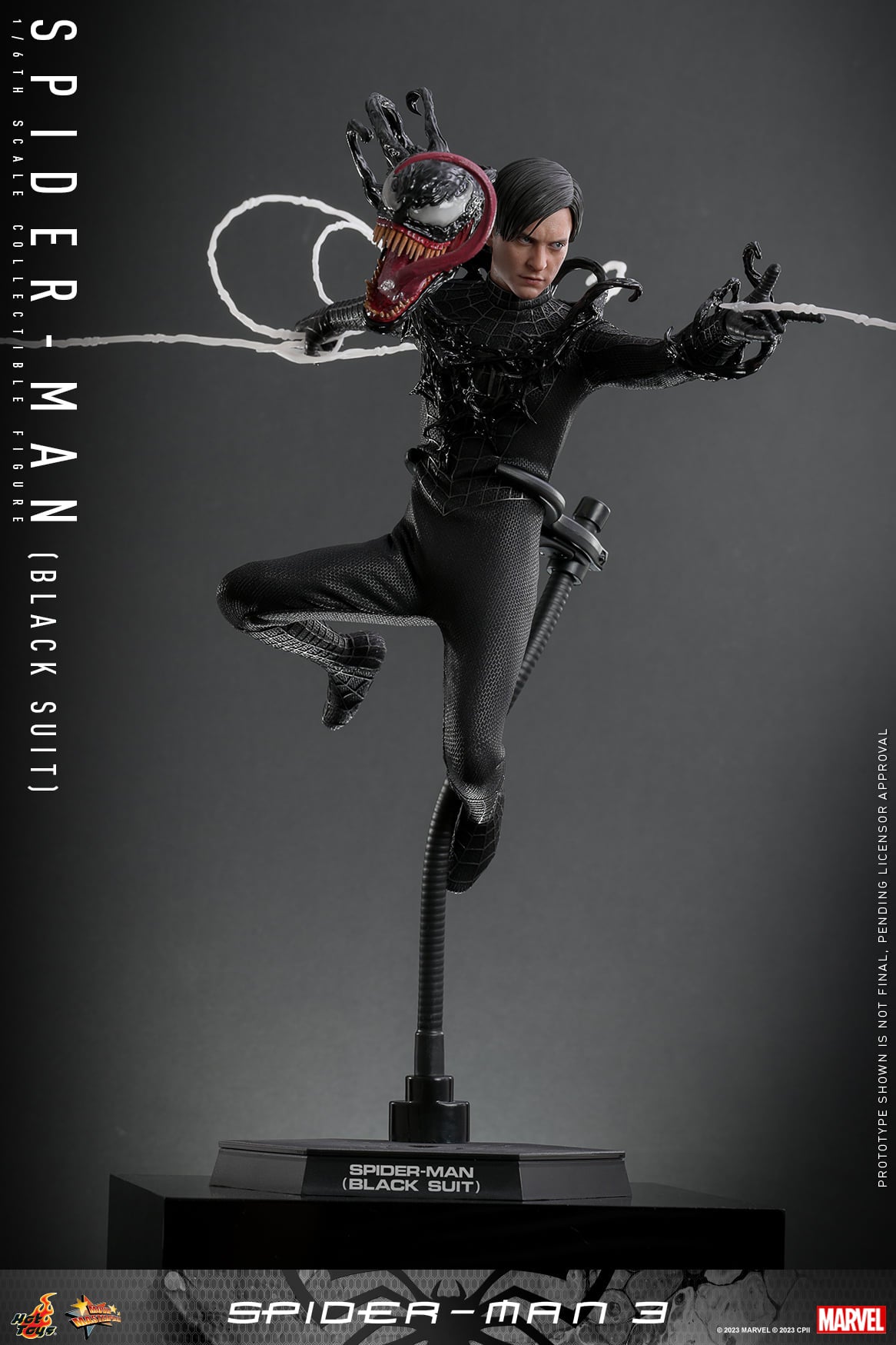 Hot Toys MMS728B Spider-Man 3 [Spiderman (Black Suit)] (Deluxe Version) (Special Edition) 1/6 Scale Collectible Figure