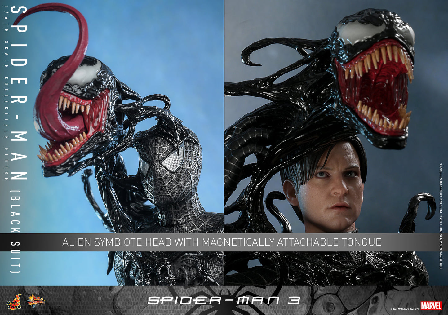 Hot Toys MMS728B Spider-Man 3 [Spiderman (Black Suit)] (Deluxe Version) (Special Edition) 1/6 Scale Collectible Figure
