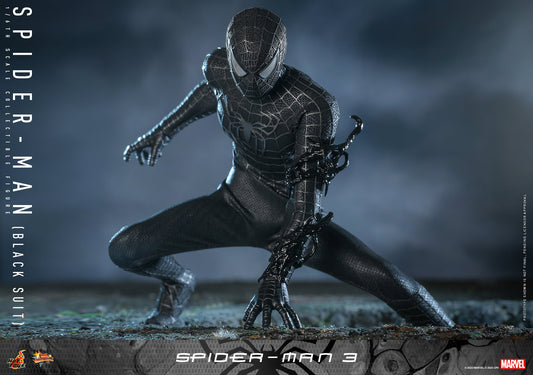Hot Toys MMS728B Spider-Man 3 [Spiderman (Black Suit)] (Deluxe Version) (Special Edition) 1/6 Scale Collectible Figure