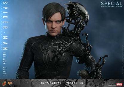 Hot Toys MMS728B Spider-Man 3 [Spiderman (Black Suit)] (Deluxe Version) (Special Edition) 1/6 Scale Collectible Figure