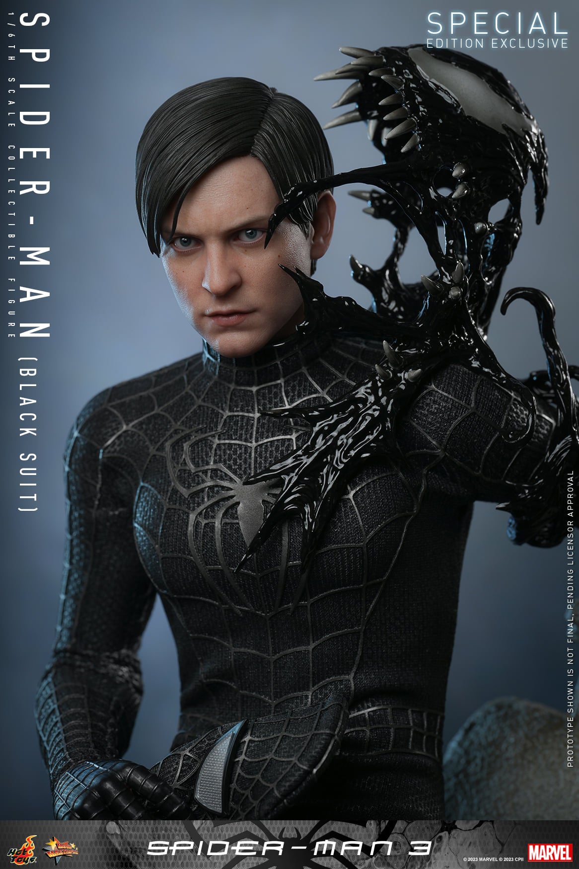 Hot Toys MMS728B Spider-Man 3 [Spiderman (Black Suit)] (Deluxe Version) (Special Edition) 1/6 Scale Collectible Figure