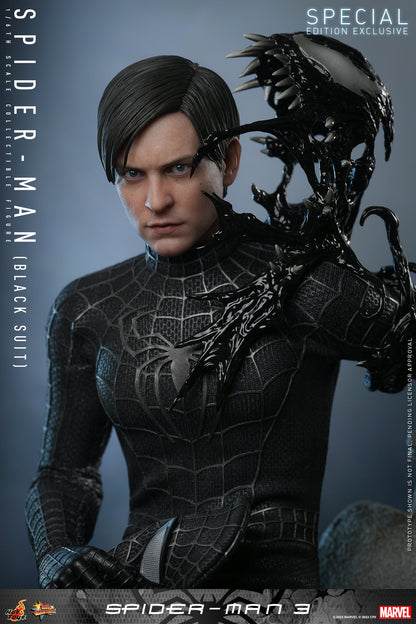 Hot Toys MMS728B Spider-Man 3 [Spiderman (Black Suit)] (Deluxe Version) (Special Edition) 1/6 Scale Collectible Figure