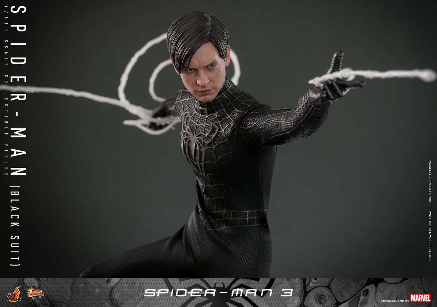 Hot Toys MMS728B Spider-Man 3 [Spiderman (Black Suit)] (Deluxe Version) (Special Edition) 1/6 Scale Collectible Figure