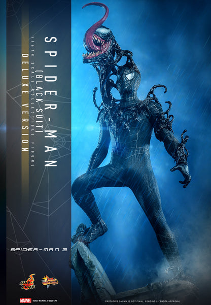 Hot Toys MMS728B Spider-Man 3 [Spiderman (Black Suit)] (Deluxe Version) (Special Edition) 1/6 Scale Collectible Figure