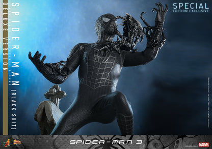 Hot Toys MMS728B Spider-Man 3 [Spiderman (Black Suit)] (Deluxe Version) (Special Edition) 1/6 Scale Collectible Figure